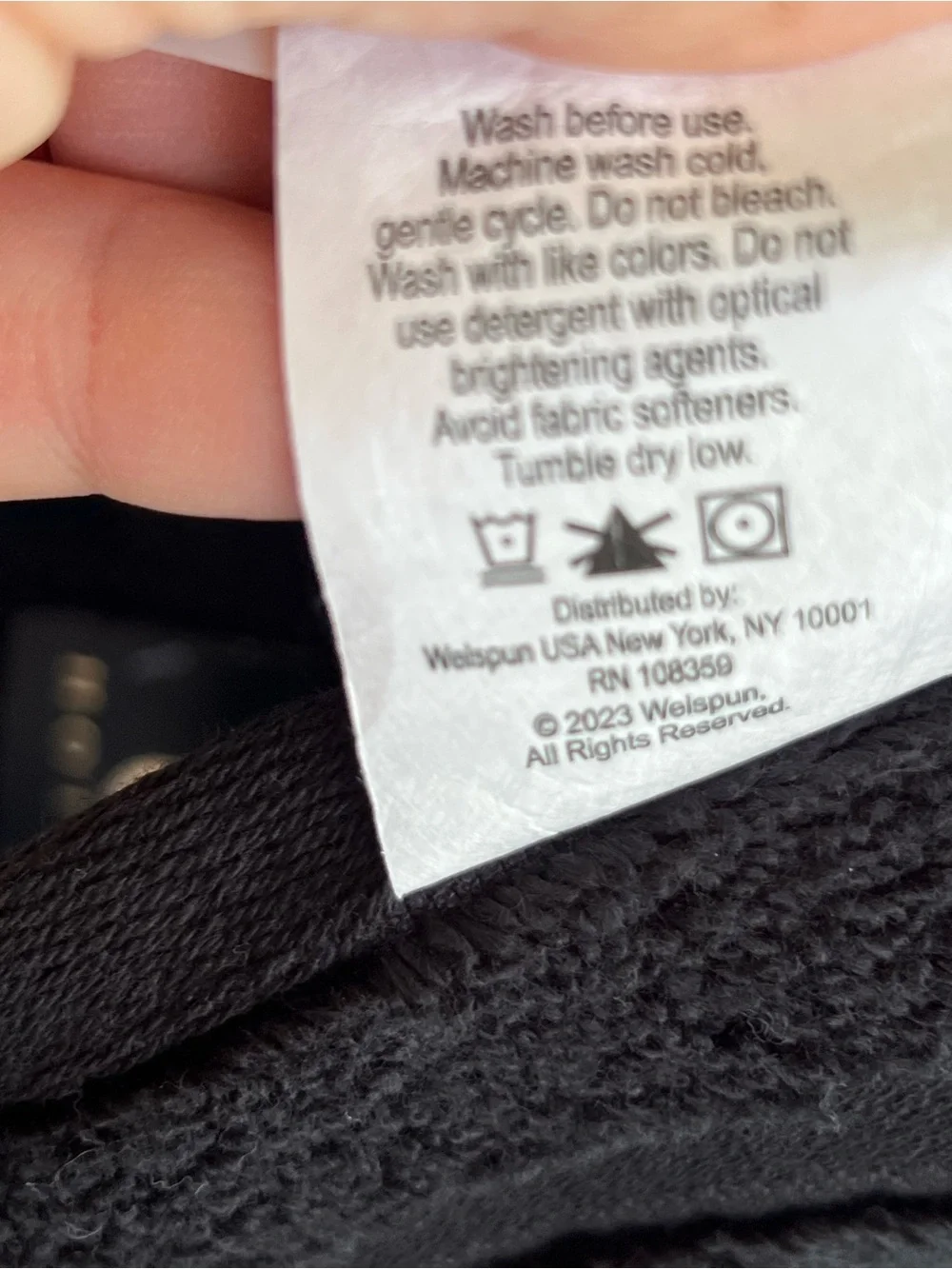 Hotel Dark Black Bath Towel 30x54 New with tags.  100% cotton
